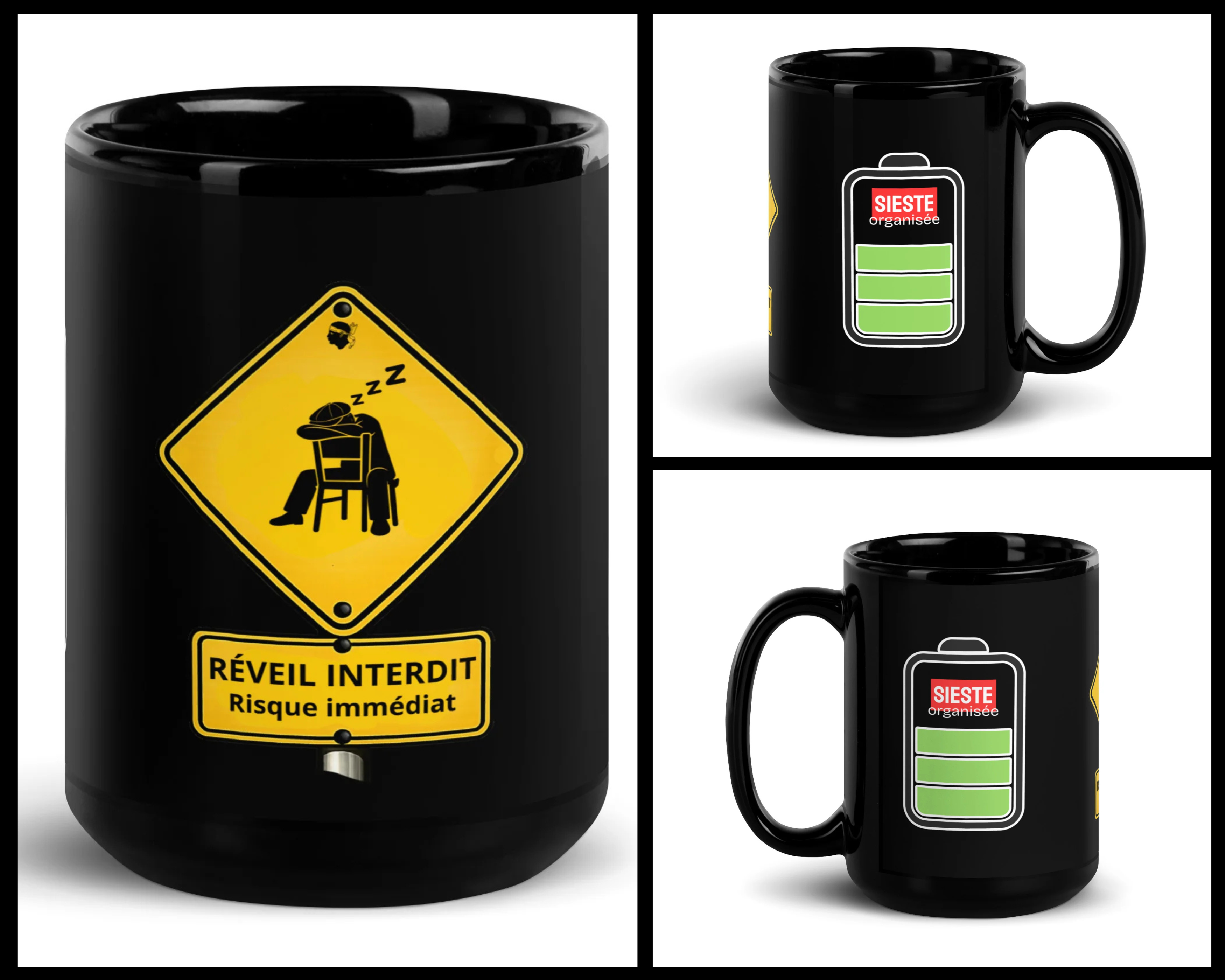 Black Glossy Mug