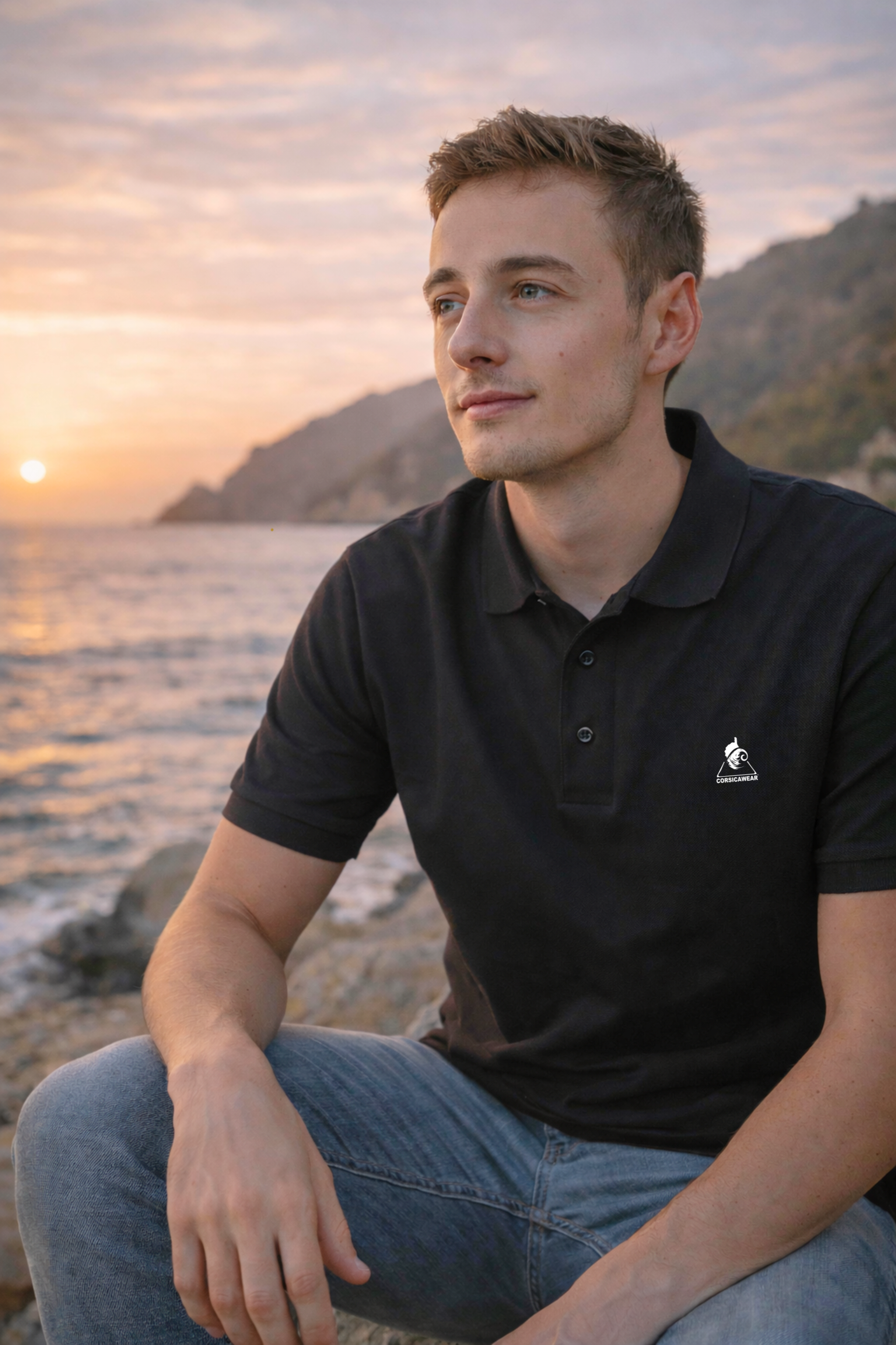 Unisex pique polo shirt
