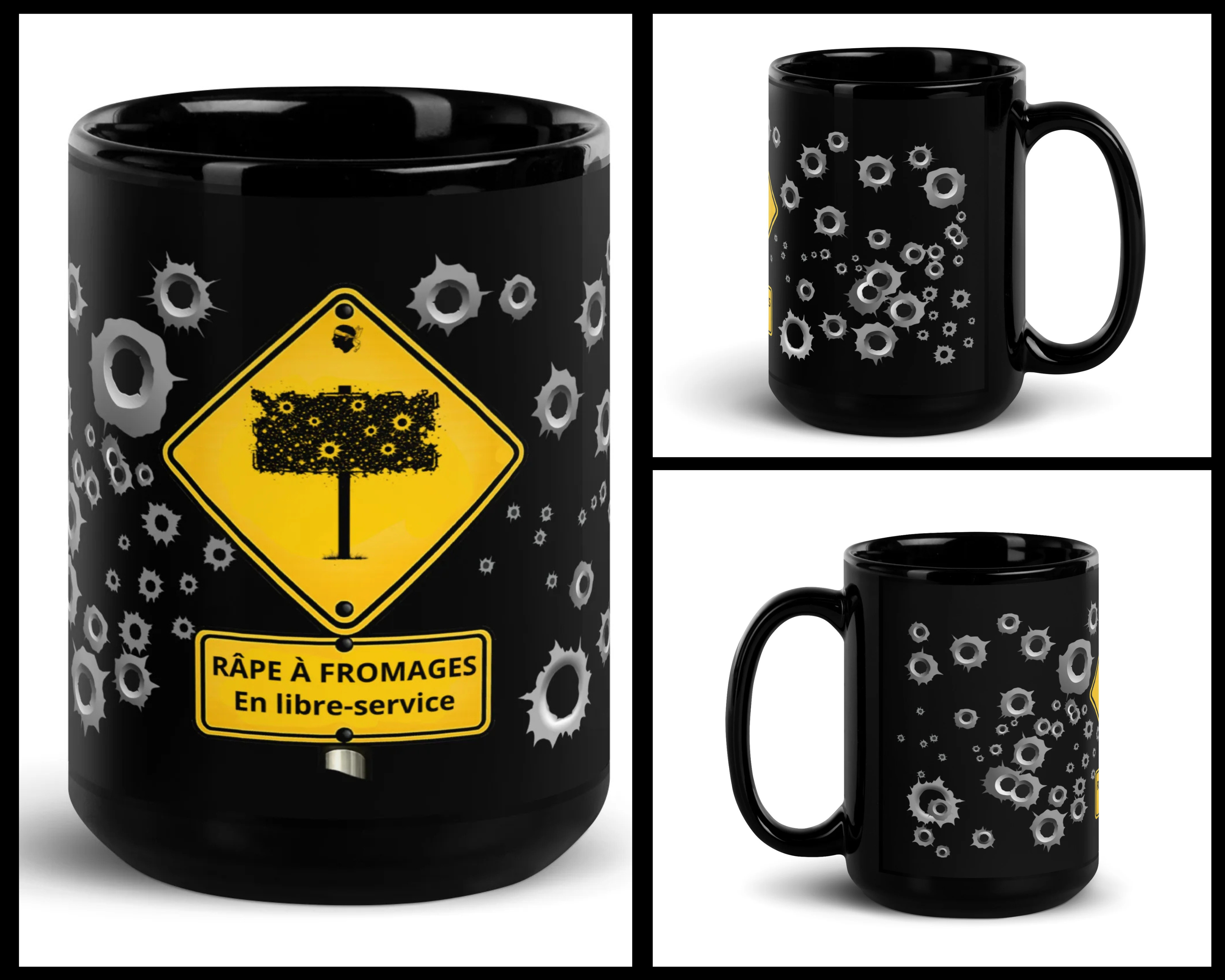 Black Glossy Mug